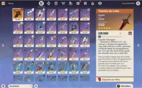 Conta 7x5* personagens + Túmulo do lobo e Aloy, AR49
