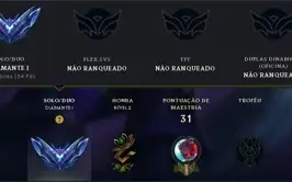 Conta lol D1