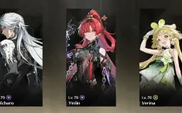 Wuthering Waves ,Yinnxin, Jinhsi, Calcharo, Verina etc