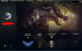Conta d4 lol