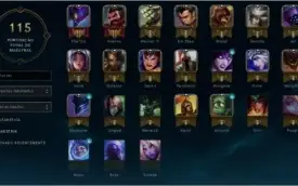 CONTA PLATINA 5 - POUCOS CHAMPS E SKINS