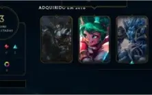 CONTA PLATINA 5 - POUCOS CHAMPS E SKINS