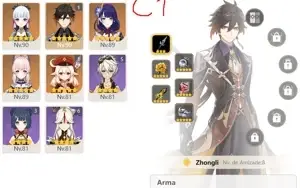 CONTA GENSHIN AR56 ASIA 8 PERSONAGENS 5⭐BENNETT C5/FUMETSU⭐