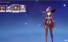 Genshin Impact NA AR7 Mona, Fischl, Noelle 2/6 + 2677 gemas