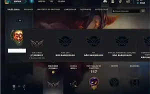 Conta ferro 2 com 24 Champs e 12 Skins