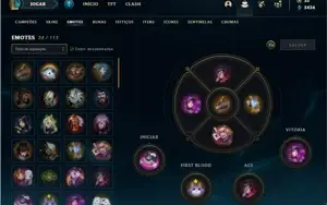 Conta ferro 2 com 24 Champs e 12 Skins