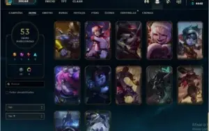 PRATA 3 + 65 CHAMPS/54SKINS pra vender LOGO!!
