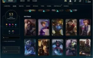 PRATA 3 + 65 CHAMPS/54SKINS pra vender LOGO!!