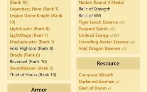Acc De14anos 2 Chrono Imortal E Chronoknight! E Varios Rares