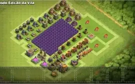 Clash of clans|cv 7 totalmente full com 5 construtores