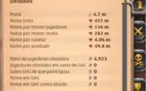 CONTA ALBION 455M DE FAMA TOTAL - 116M DE FAMA PVP