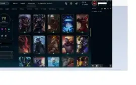 conta do lol com mais de 1k em skin