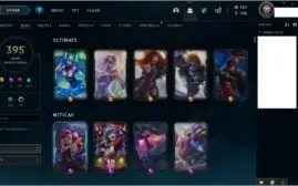 Conta de league of legends 395 skins,todos campeões