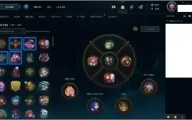 Conta de league of legends 395 skins,todos campeões