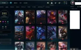 Conta de league of legends 395 skins,todos campeões