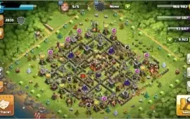 CLASH OF CLANS CV10 BEM EVOLUÍDO COM 10 MIL GEMAS