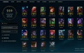 Vendo conta de lol platina