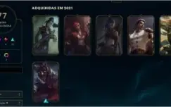 CONTA LOL DE 2013 COM 77 SKINS