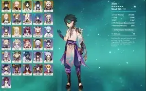 CONTA AR55 - 8 CHARS 5* - XIAO, KAZUHA, YELAN, ITTO