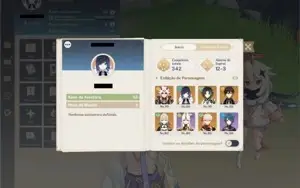CONTA AR55 - 8 CHARS 5* - XIAO, KAZUHA, YELAN, ITTO