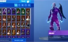 Conta fortnite com mais de 50skins, Galaxy e Salve o Mundo