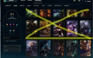 Conta League Of Legends Lv 130 / Gold III / Faltam 7 Campeão