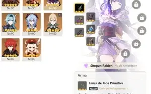 CONTA GENSHIN AR57 - 13 LENDARIOS KAZUHA KLEE [SEM VINCULOS]