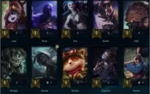Conta league of legends 75Champions 44Skins 139Icones