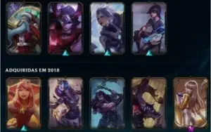 conta lol lvl 288