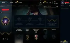 Conta Acc Smurf LoL Unranked Level 30 Skin Campeões