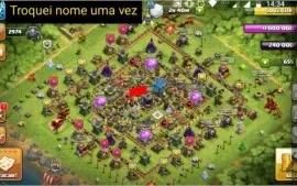 clash of clans cv11 rainha 50