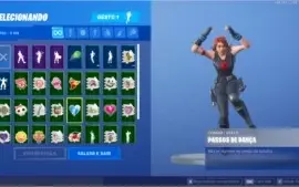Fortnite - Passe Season 8, Com Viuva Negra, Lendas de Fogo