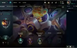 Conta LOL todas as skins compraveis. platina 3 MMR alto.