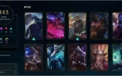 Conta LOL - 443 Skins - Platina 4
