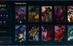 Conta LOL - 443 Skins - Platina 4