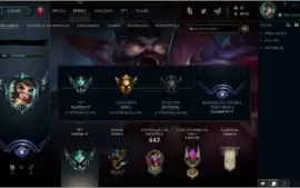 CONTA LOL ATUALMENTE GOLD1