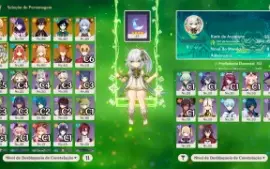 AR55 Arcontes, Nahida+BIS, Childe+BIS, Ganyu+BIS, Yoimiya