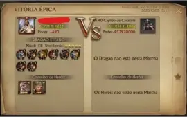 Vendo conta King of Avalon, Sh 38 + 02 farms Sh 17 e 18