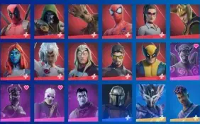 Conta Fortnite algumas skins raras