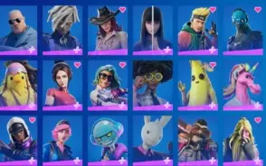 Conta Fortnite algumas skins raras