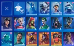 Conta Fortnite algumas skins raras
