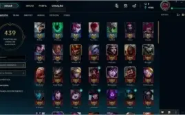 Conta PLATINA # TODOS OS CAMPEÕES # 104 SKINS