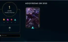 CONTA Unranked | 18 CHAMPS | 1 SKIN (jhin lua sangrenta)
