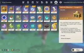 Hutao + Arma de Assinatura + 4 Tier5 + Exclusiva Aloy