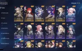 Conta AR59 - Muitos personagens e Armas 5* + Conta Honkai