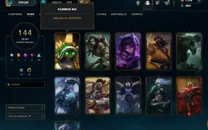 Conta lol com Kayle Juiza e Rammus rei