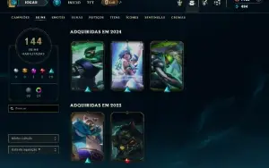 Conta lol com Kayle Juiza e Rammus rei