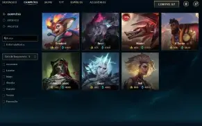 Conta lol com Kayle Juiza e Rammus rei