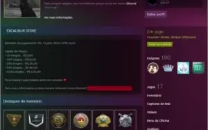 Conta Supremo, Level 115 Steam, 11 Medalhas