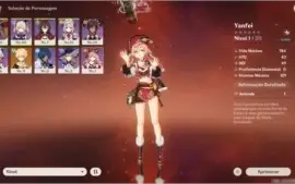 Genshin Impact Conta Mona+Sucrose C3+Fischl+Yanfei AR 19